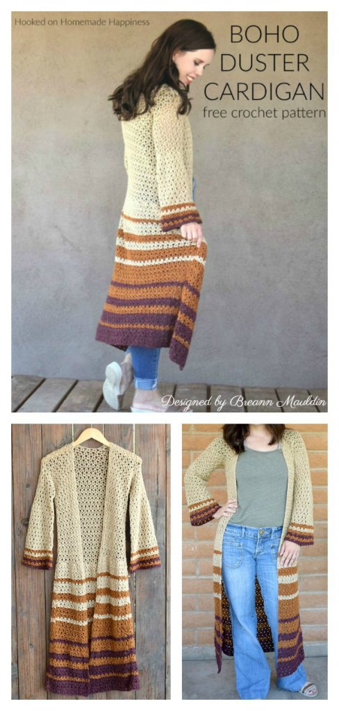 easy crochet duster pattern