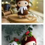 Christmas Amigurumi Doll Crochet Pattern