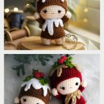 Christmas Amigurumi Doll Crochet Pattern