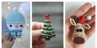 Christmas Brooch Crochet Patterns and Project