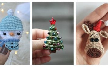 Christmas Brooch Crochet Patterns and Project