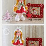 Christmas Doll Free Crochet Pattern