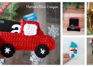 Christmas Gift Card Holder Free Crochet Pattern