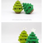 Christmas Tree Ornament Amigurumi Free Crochet Pattern