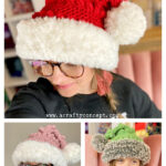 Crafty Boho Santa Hat Free Crochet Pattern