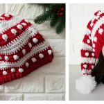 Fancy Santa Hat Free Crochet Pattern