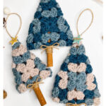 Granny Square Christmas Trees Crochet Pattern and Video Tutorial