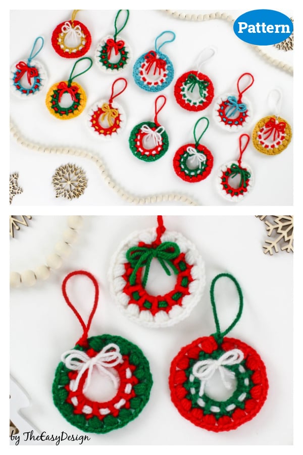 Holiday Christmas Decorations Crochet Pattern