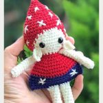 Mushroom Elf Doll Free Crochet Pattern