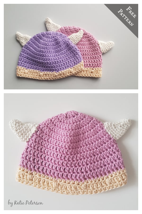 Peerie Viking Hat Free Crochet Pattern