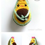 Pregnant Avocado Amigurumi FREE Crochet Pattern