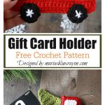 Red Truck Gift Card Holder Free Crochet Pattern