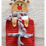 Reindeer Gift Card Holder Free Crochet Pattern