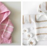 Single Crochet Baby Sweater Free Crochet Pattern and Video Tutorial