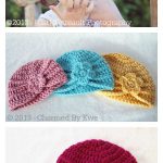 Textured Turban Hat Free Crochet Pattern