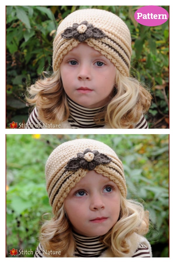 The Vivian Turban Hat Crochet Pattern