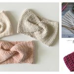 Twist Earwarmer Free Crochet Pattern
