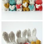 Valentine’s Day Heart Bunny Free Crochet Pattern