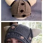 Viking Helmet Free Crochet Pattern