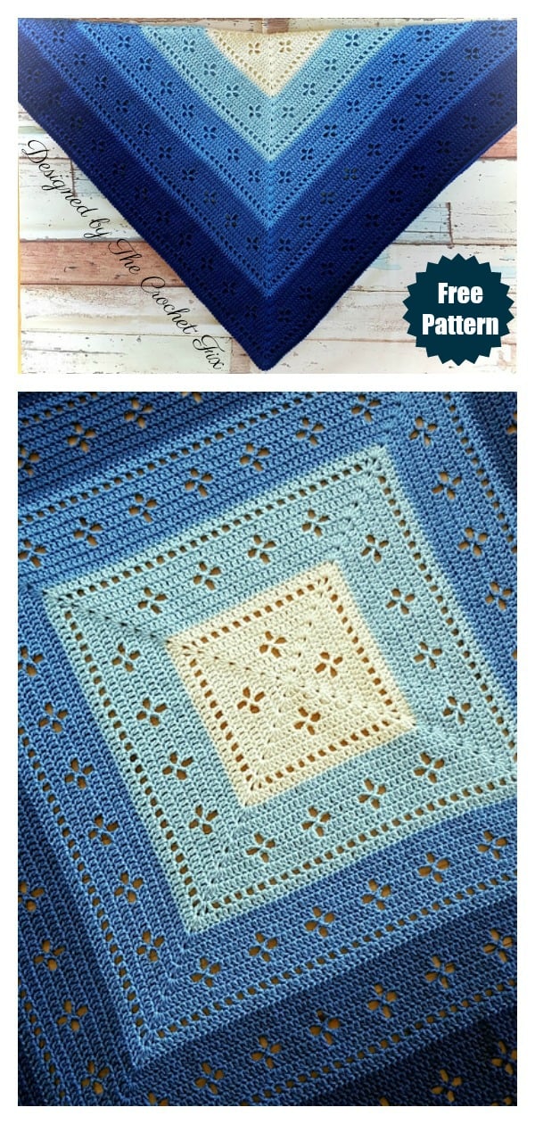 Vintage Vibes Blanket Free Crochet Pattern