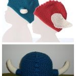 Warrior Baby Helmets Free Crochet Pattern