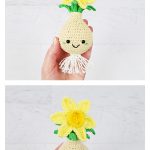 Amigurumi Daffodil Flower Bulb Crochet Pattern