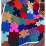 Autism Awareness Jigsaw Puzzle Afghan Free Crochet Pattern