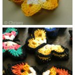 Butterfly Brooch Free Crochet Pattern