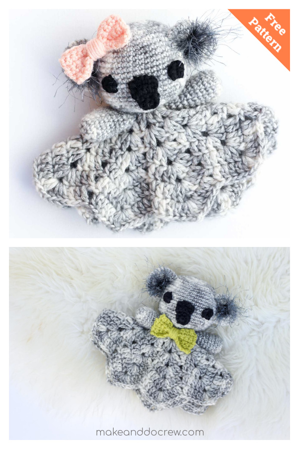 Cuddly Koala Lovey Free Crochet Pattern 