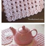 Granny Stitch Heart Coaster Free Crochet Pattern