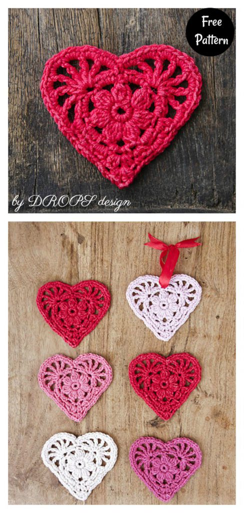 10+ Heart Coaster Free Crochet Pattern and Paid - Page 4 of 4