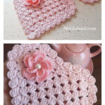 Granny Stitch Heart Coaster Video Tutorial