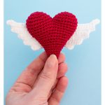 Heart with Wings Free Crochet Pattern