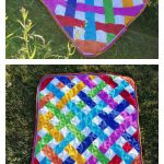 Modern Granny Square Blanket Free Crochet Pattern