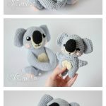 Mommy with Baby Koala Amigurumi Crochet Pattern