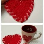 Sweet Heart Coasters Free Crochet Pattern