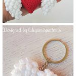 The Heart & Wings Keychain Crochet Pattern