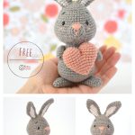 Valentine Bunny Free Crochet Pattern