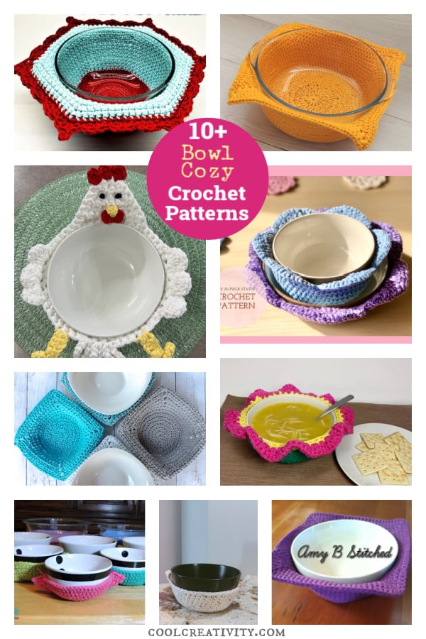 10+ Bowl Cozy Crochet Patterns 