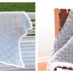 Basketweave Blanket Free Crochet Pattern