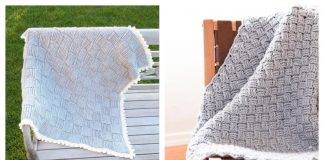 Basketweave Blanket Free Crochet Pattern