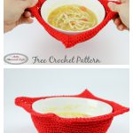 Bowl Cozy Free Crochet Pattern