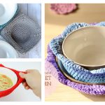 Bowl Cozy Free Crochet Pattern