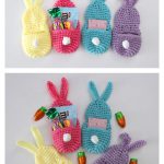 Bunny Pockets Free Crochet Pattern and Video Tutorial