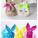 Bunny Treat Bag Crochet Pattern