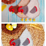 Chicken Hen Hot Pad Crochet Pattern