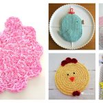 Chicken Potholder Free Crochet Pattern and Paid