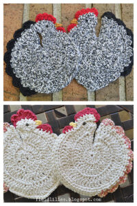 9 Chicken Potholder Free Crochet Pattern and Paid - Page 2 of 2