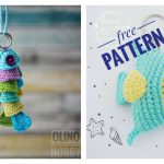 Fish keychain Free Crochet Pattern and Paid