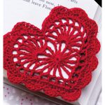 Heart Corner Bookmark Free Crochet Pattern